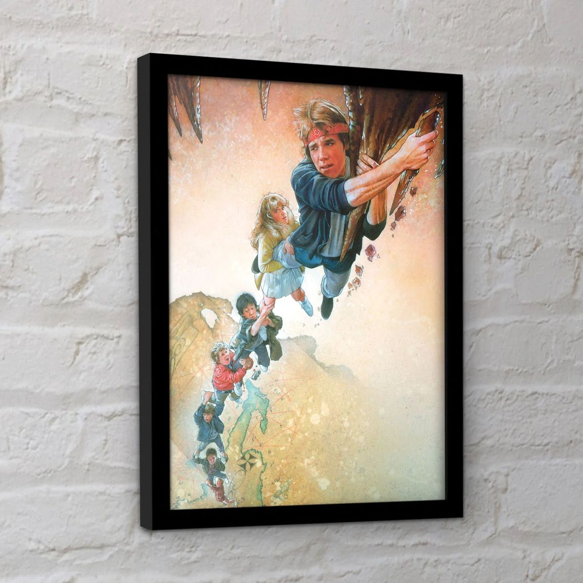 The Goonies - Hanging - Kehystetty taidejuliste
