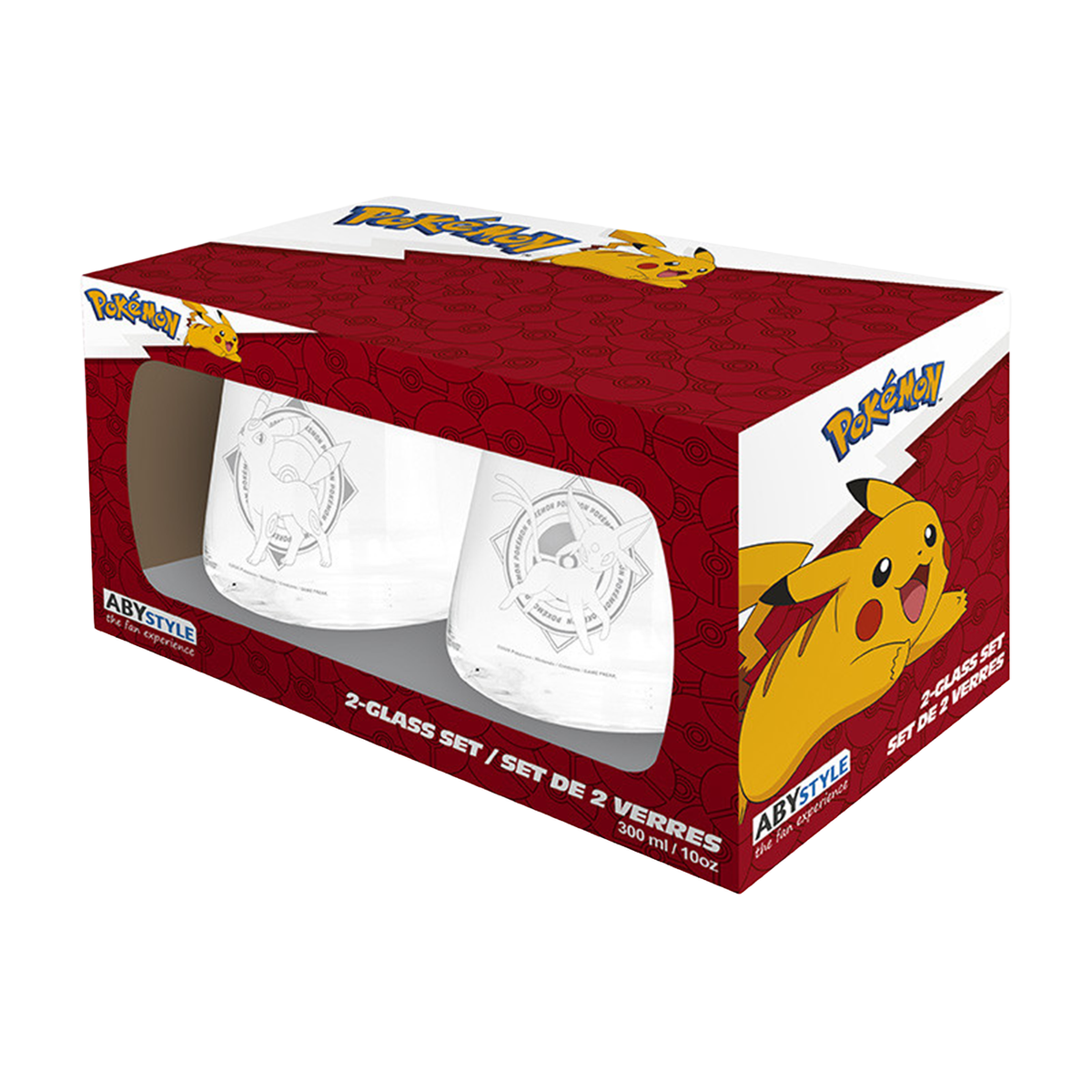 Pokémon - Espeon & Umbreon - Lasisetti (2 kpl)