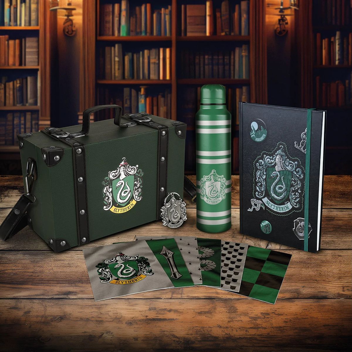 Harry Potter - Colorful Crest Slytherin - Lahjasetti