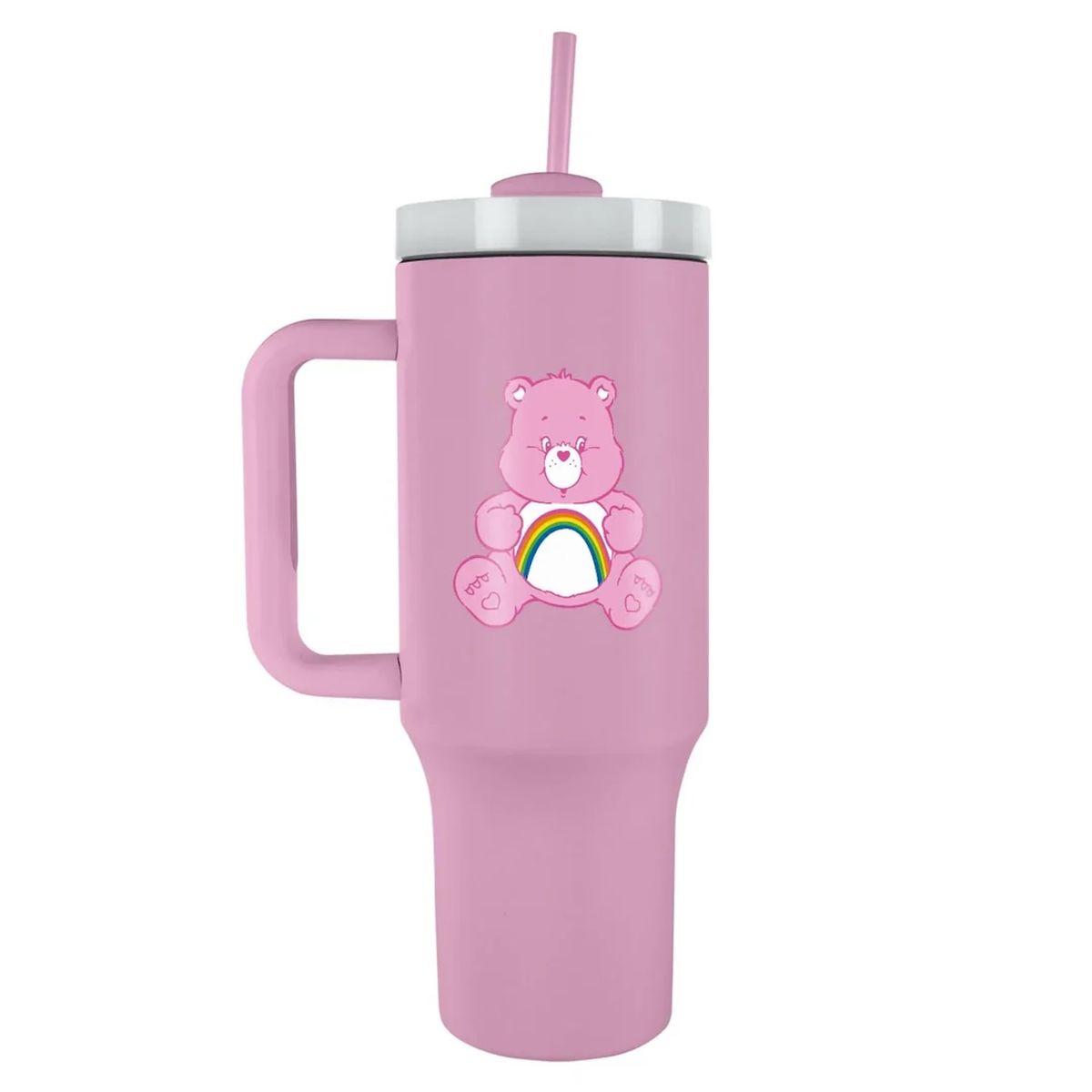 Care Bears - Cheer Bear - Isokokoinen termosmuki/matkamuki (n. 1200 ml)