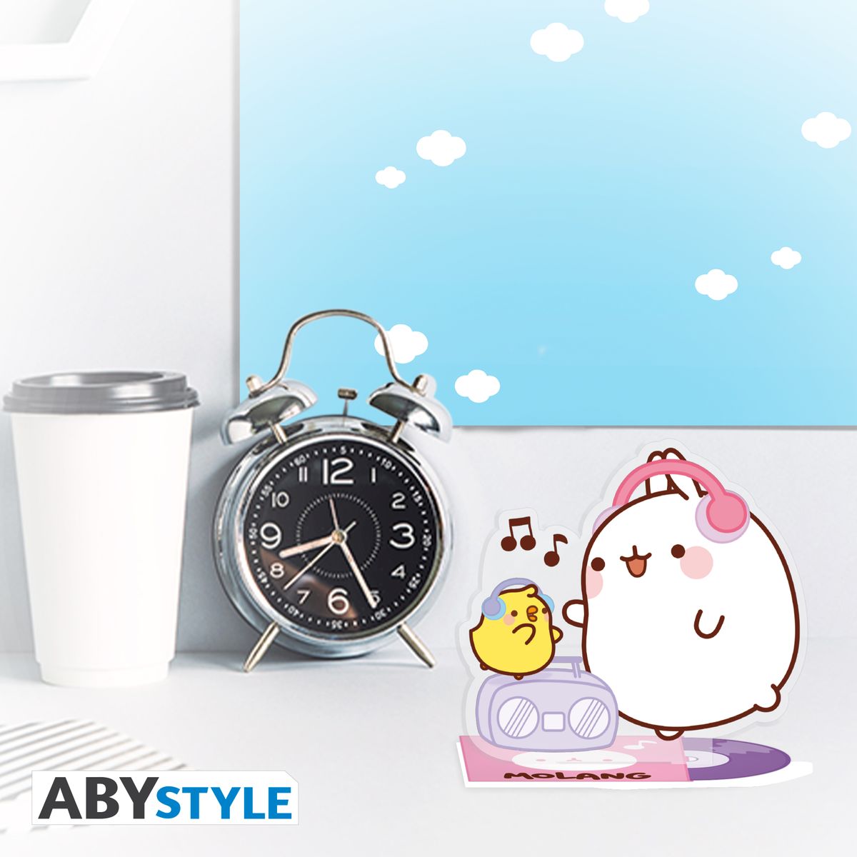 Molang - Music Fan - Akryylifiguuri (keräilyhahmo)