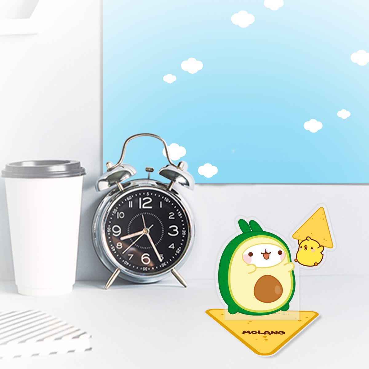 Molang - Avocado - Akryylifiguuri (keräilyhahmo)