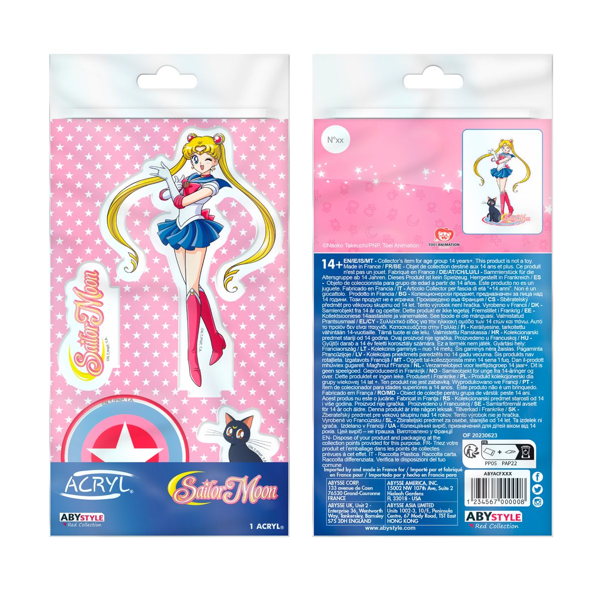 Sailor Moon - Sailor Moon & Luna - Akryylifiguuri (keräilyhahmo)