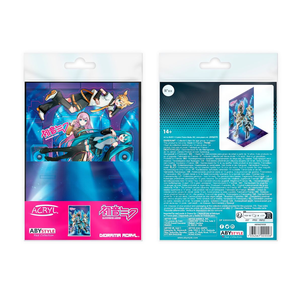 Hatsune Miku - Miku & Friends - Dioraama (akryylinen)