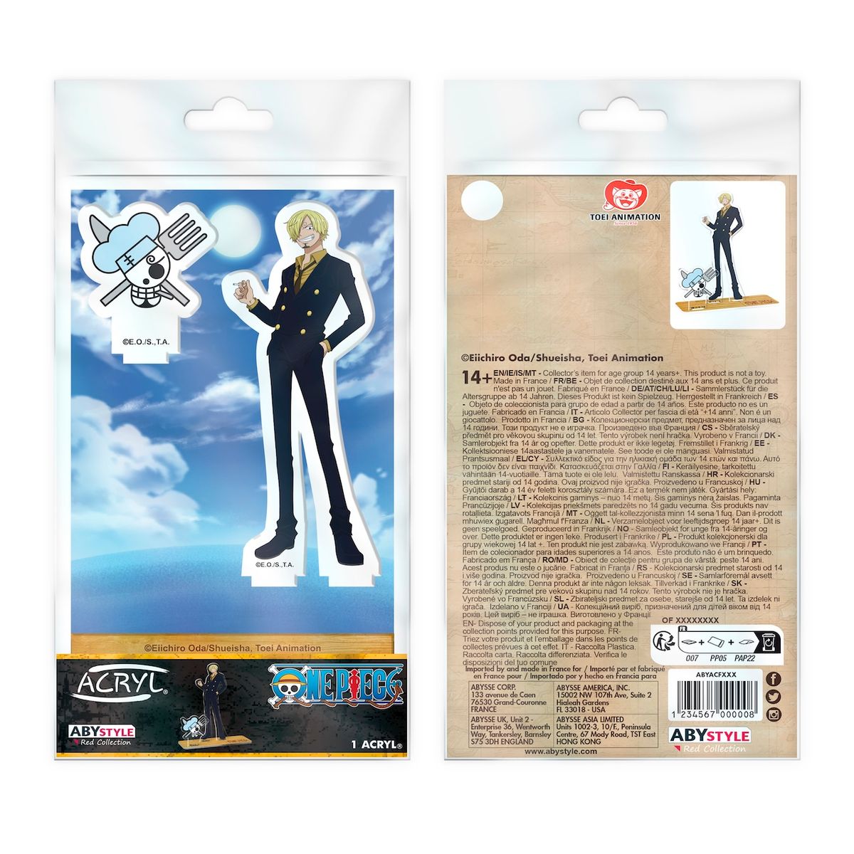 One Piece - Chef Sanji - Acrylic Figure