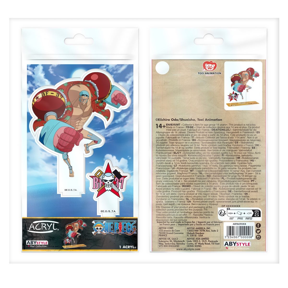 One Piece - Carpenter Franky - Akryylifiguuri (keräilyhahmo)