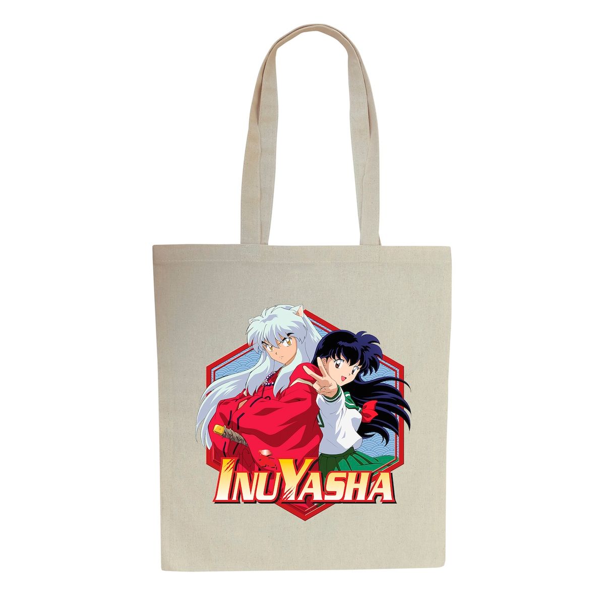 Inuyasha - Inuyasha & Kagome - Kangaskassi (olkalaukku)