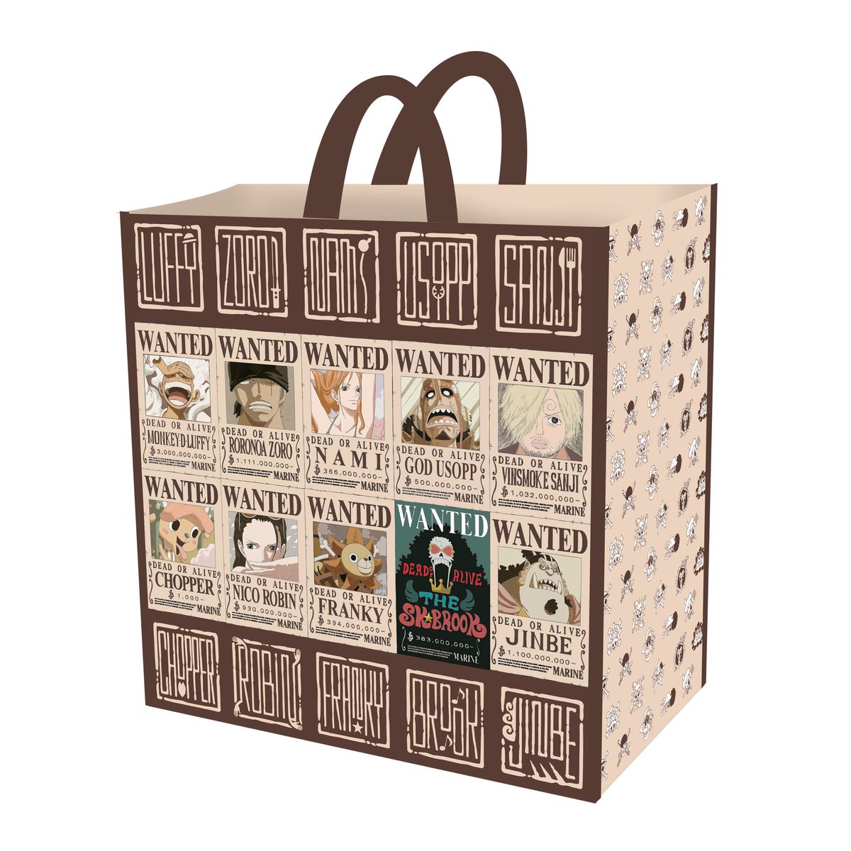 One Piece - Wanted - Ostoskassi / olkalaukku