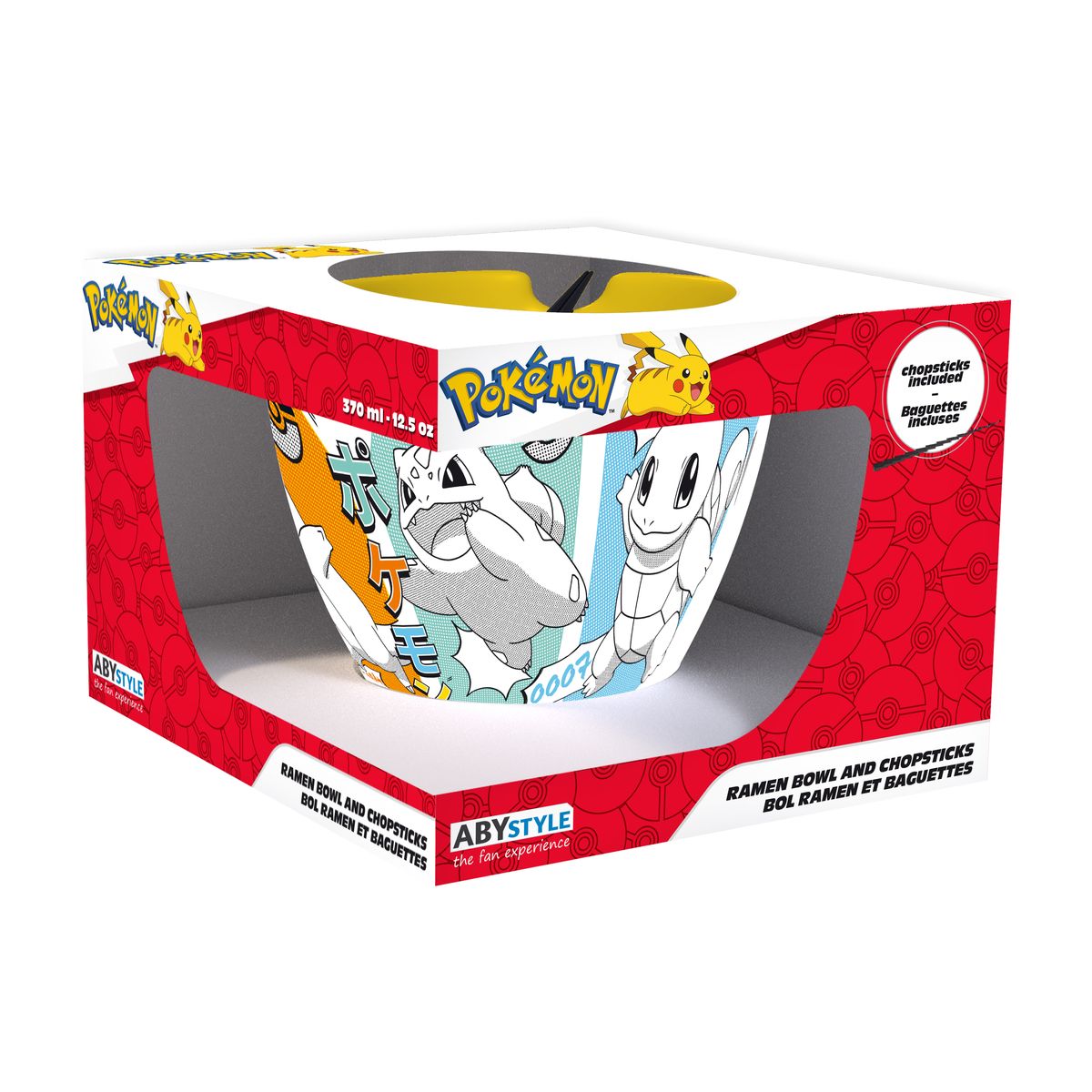 Pokémon - Starters Manga - Kulho & syömäpuikot