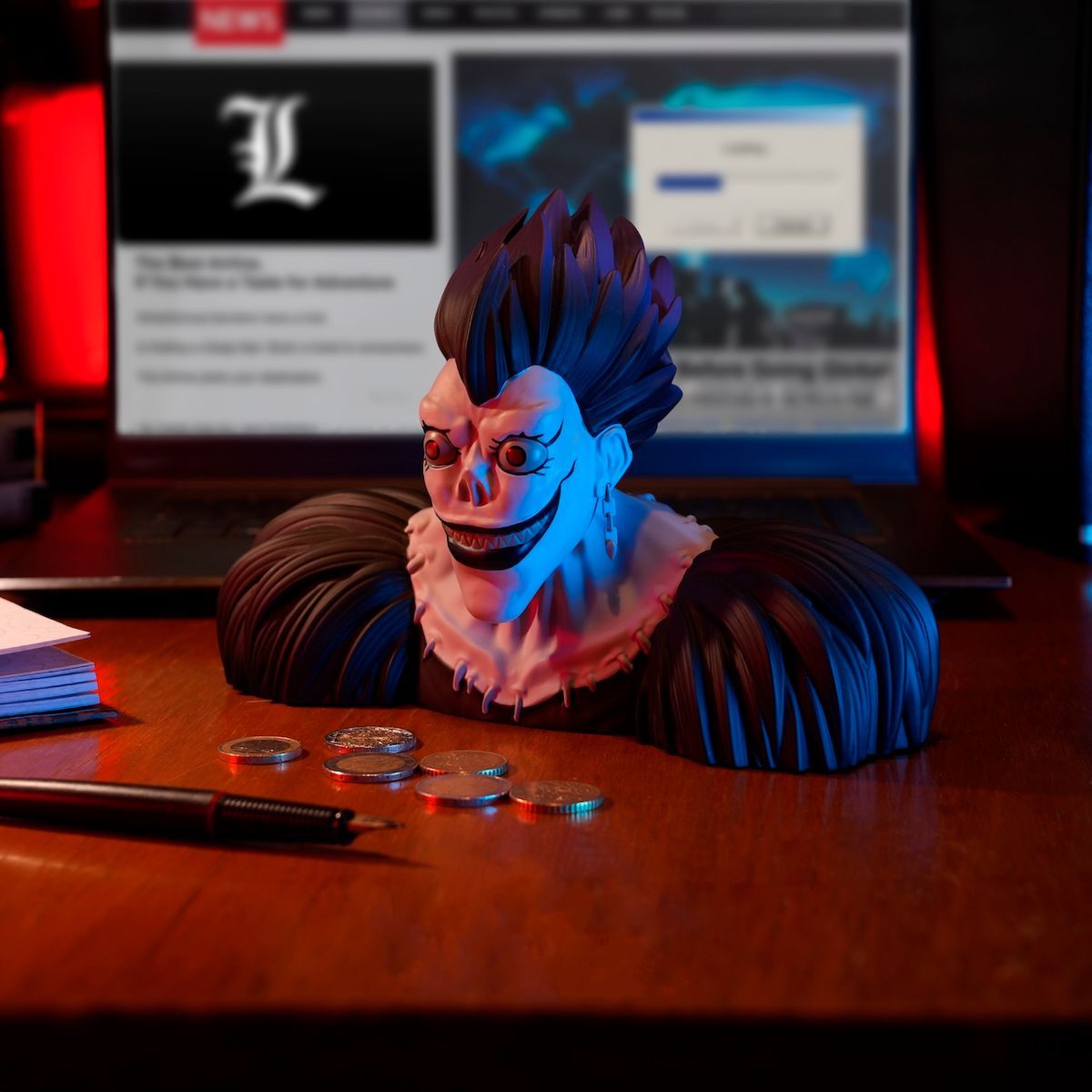 Death Note - Ryuk - Rahalipas / säästölipas