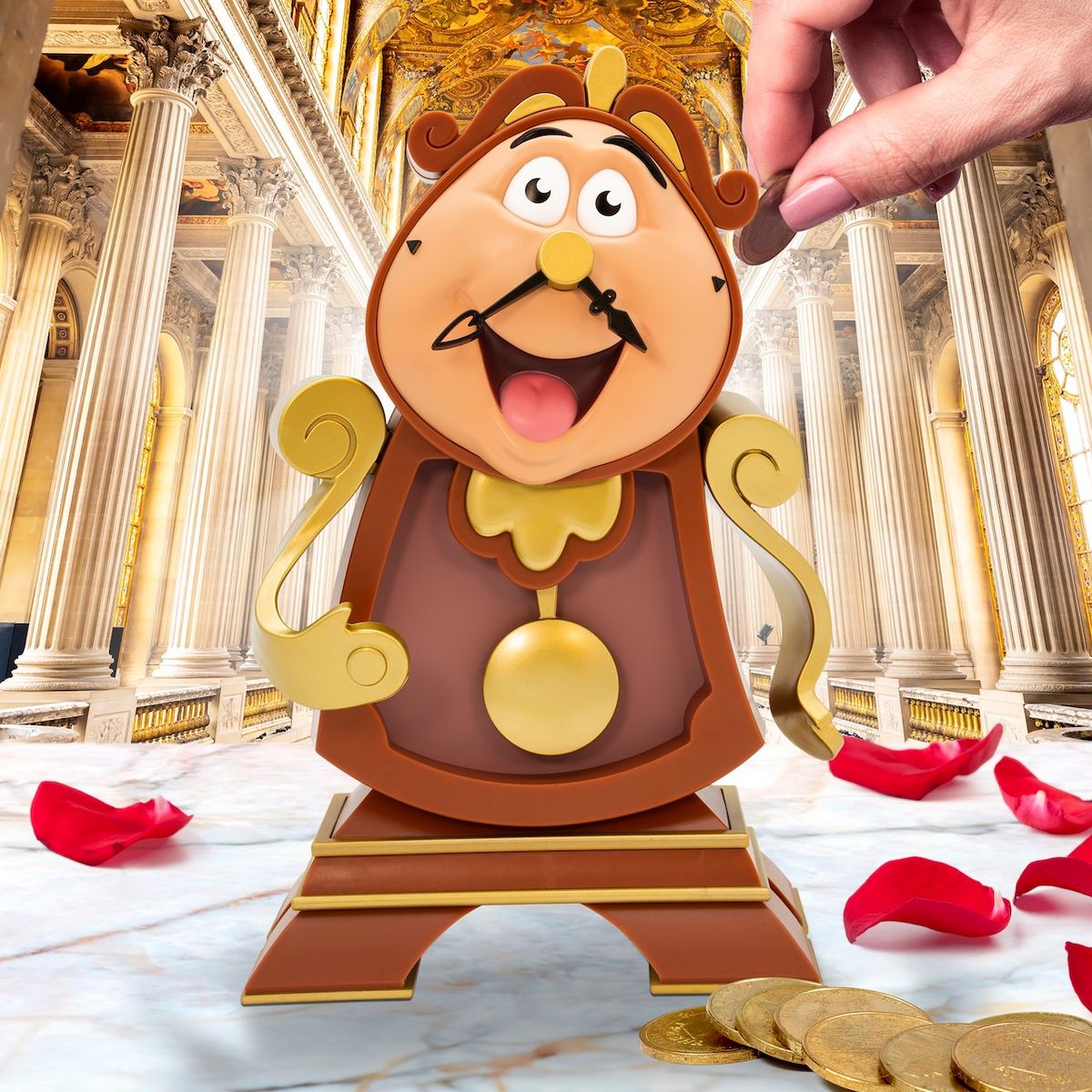 Kaunotar ja hirviö - Cogsworth - Rahalipas / säästölipas