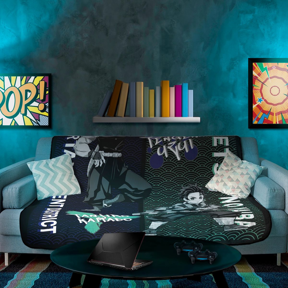 Demon Slayer - Tanjiro & Tengen - Peitto / viltti