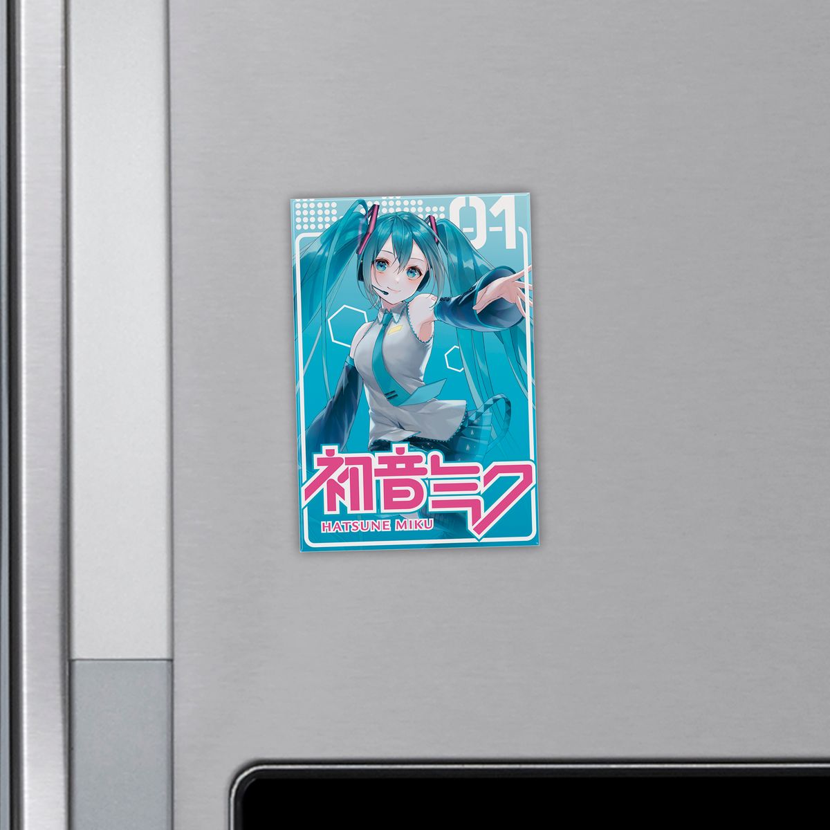 Hatsune Miku - Wink - Magneetti (musta)