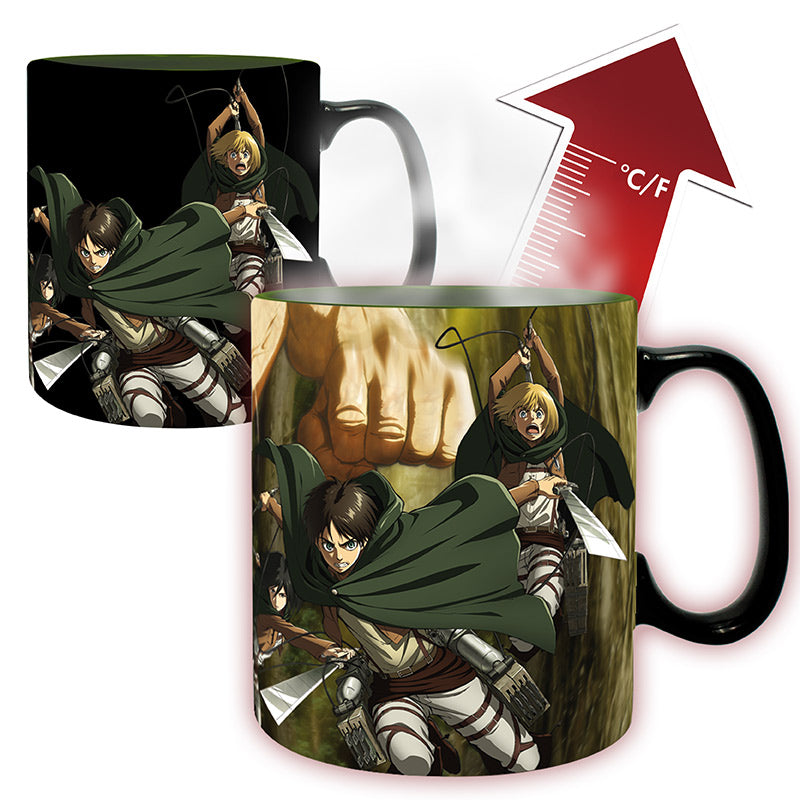 Attack on Titan - Titan Eren - Iso Heat Change -muki (XXL-koko)