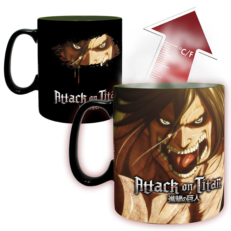 Attack on Titan - Titan Eren - Iso Heat Change -muki (XXL-koko)