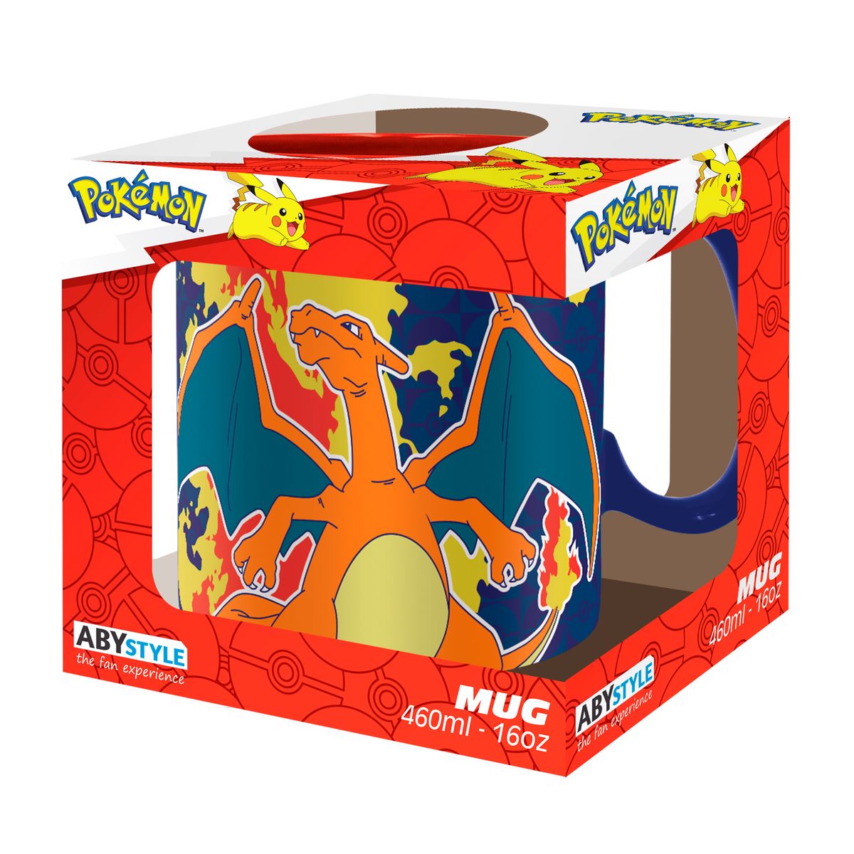 Pokémon - Charizard - Iso muki (XL-kokoinen)