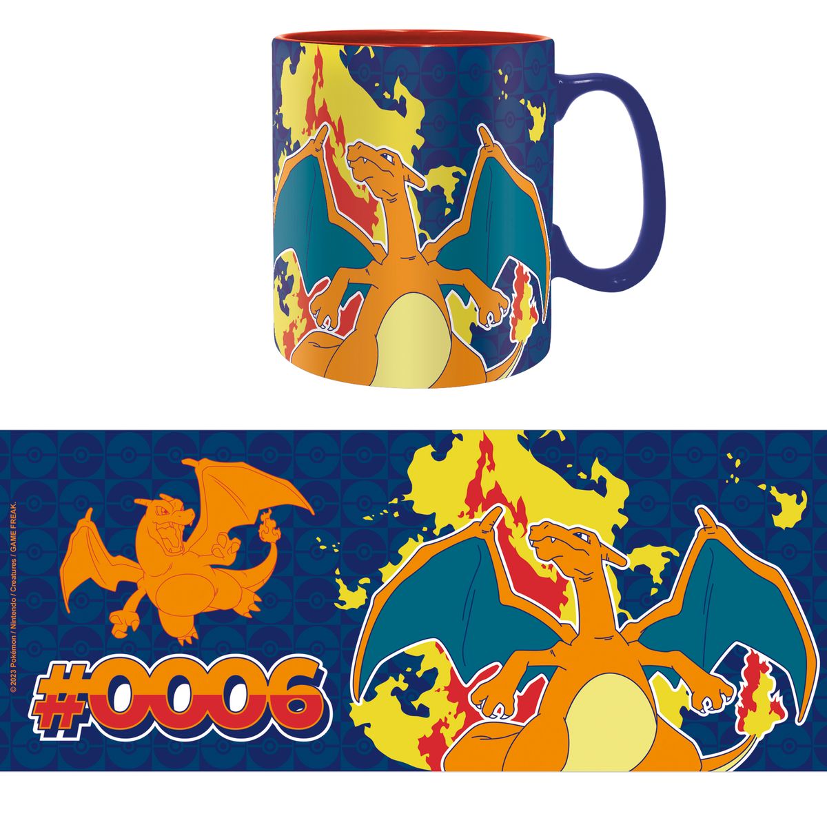 Pokémon - Charizard - Iso muki (XL-kokoinen)