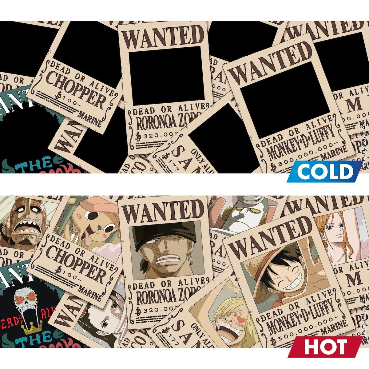 One Piece - Wanted - Heat Change -muki (XXL-koko)