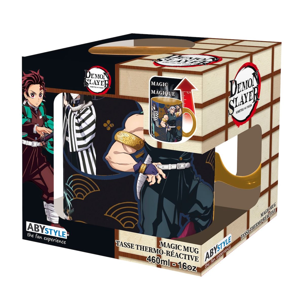 Demon Slayer - Hashira S2 - Lämpöön reagoiva Heat Change -muki (XXL-koko)