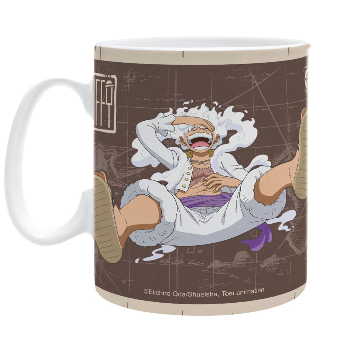 One Piece - Gear 5 Luffy Wanted - Iso muki (XL-kokoinen)