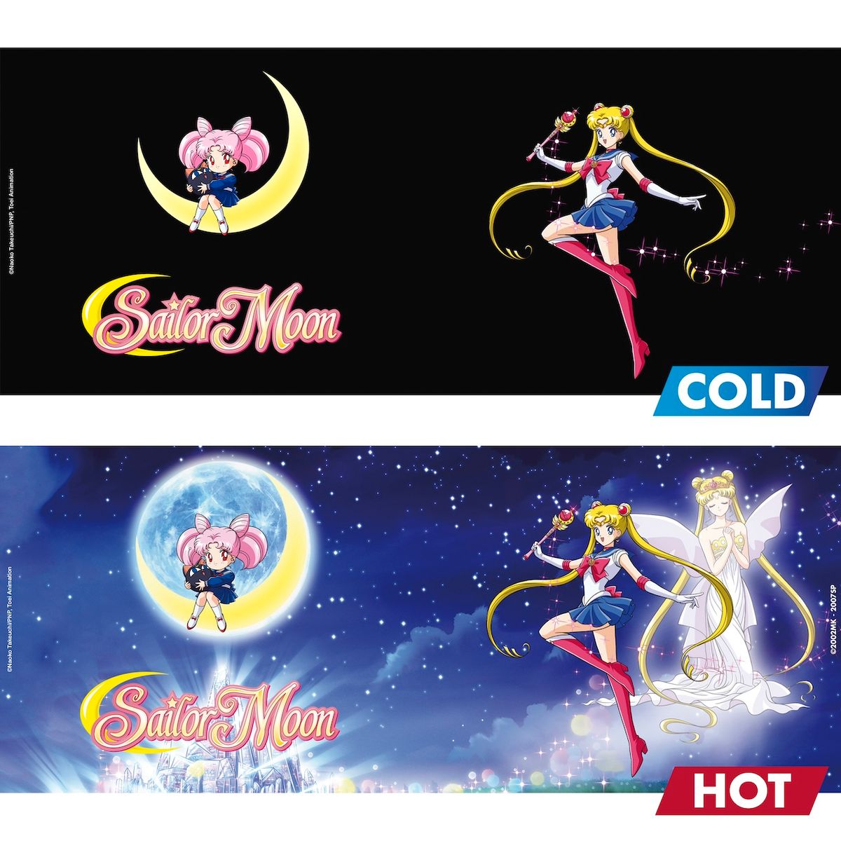 Sailor Moon - Sailor & Chibi - XXL Color-Changing Mug