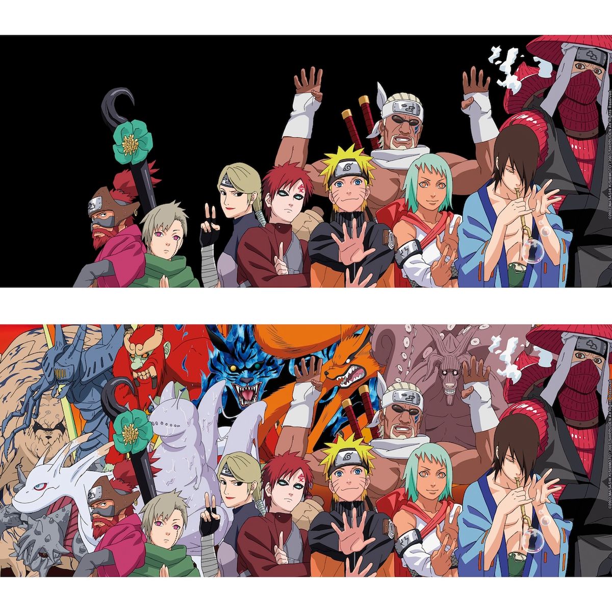 Naruto - Biju & Jinchuriki - Heat Change -muki (XXL-koko)