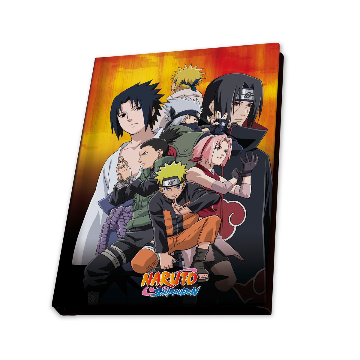Naruto - Lahjasetti (lasi, muistikirja ja pinssi)