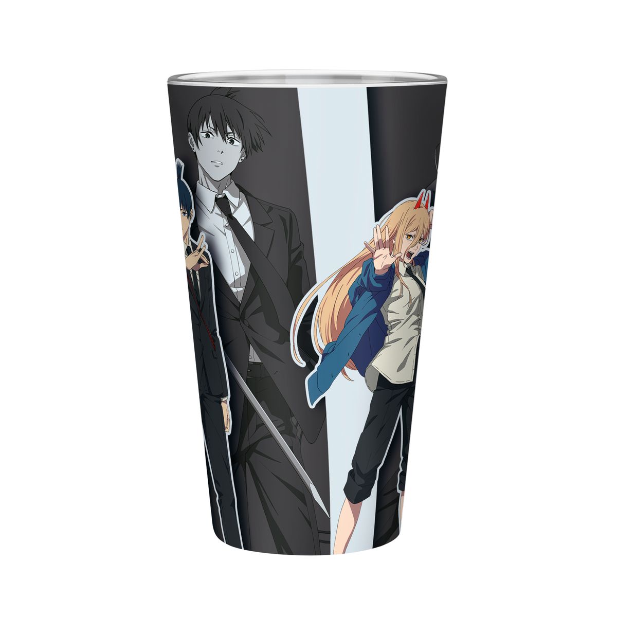 Chainsaw Man - Trio - Iso juomalasi (XXL-koko)