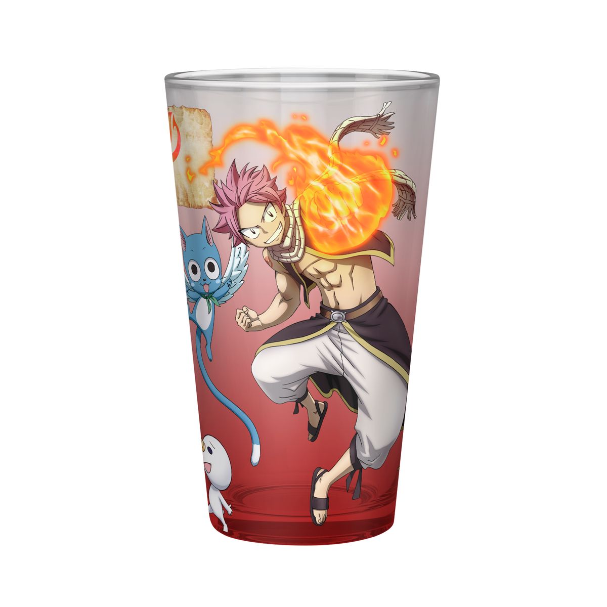 Fairy Tail - Natsu, Lucy, Happy & Plue - XXL drinking glass