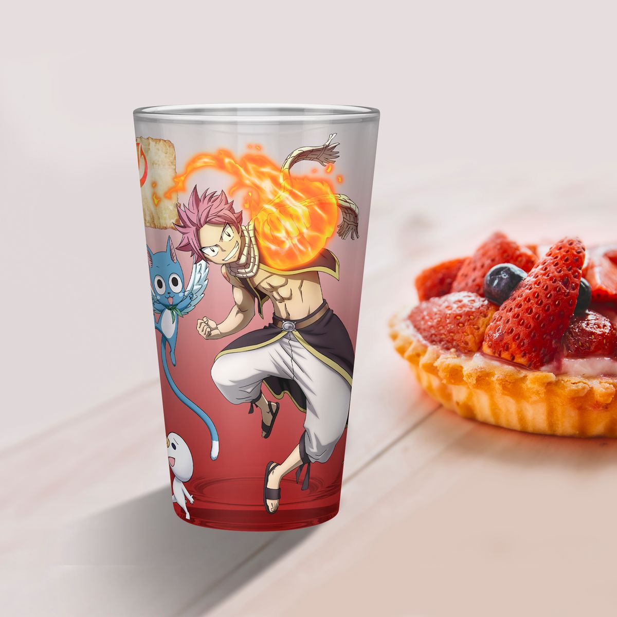 Fairy Tail - Natsu, Lucy, Happy & Plue - XXL drinking glass