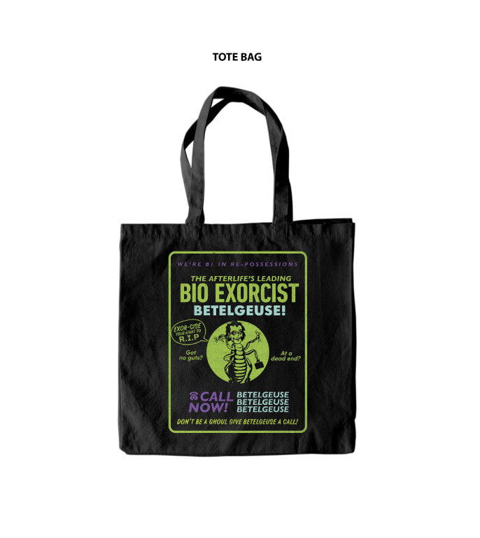 Beetlejuice - Bio Exorcist - Kangaskassi (olkalaukku)