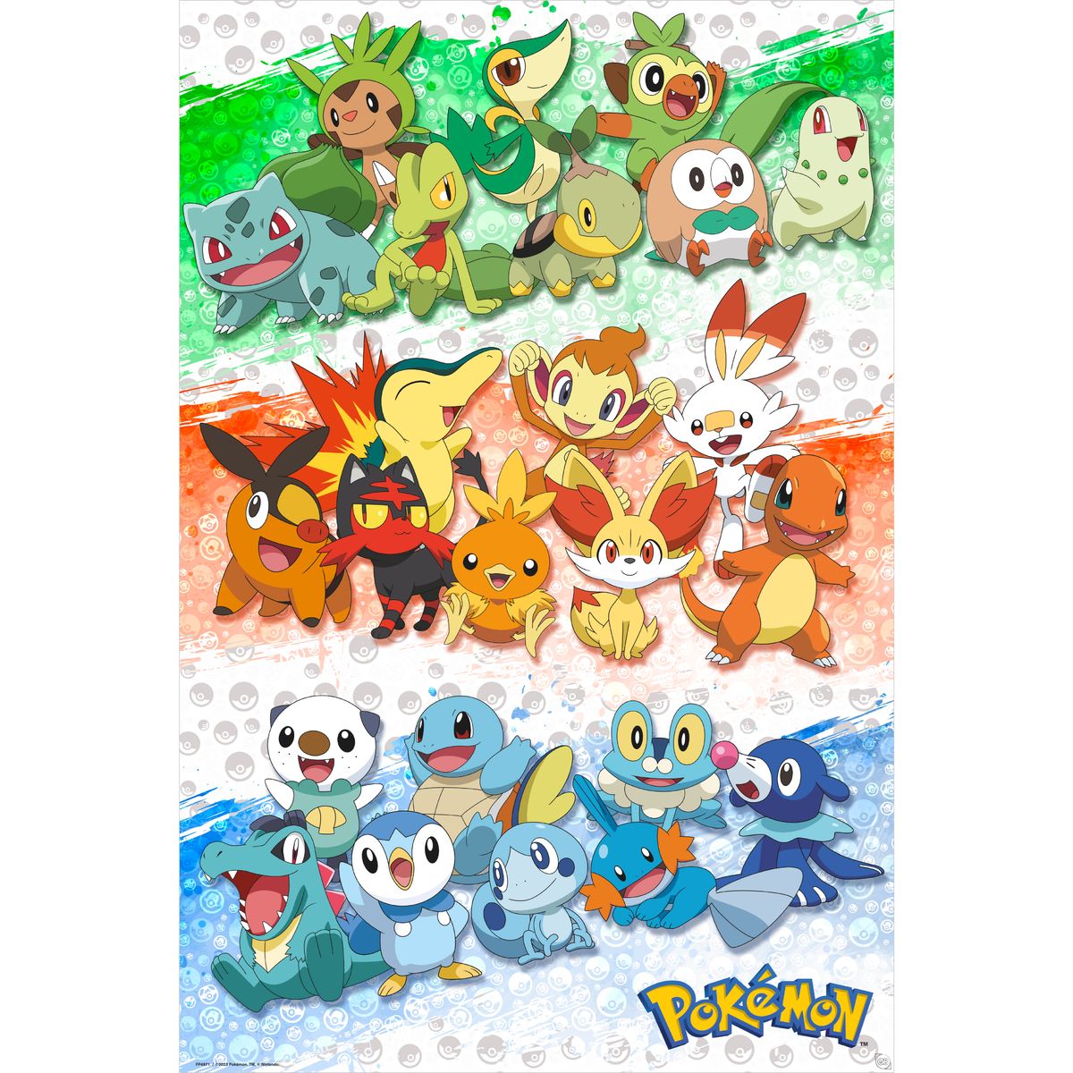 Pokémon - First Partners - Juliste