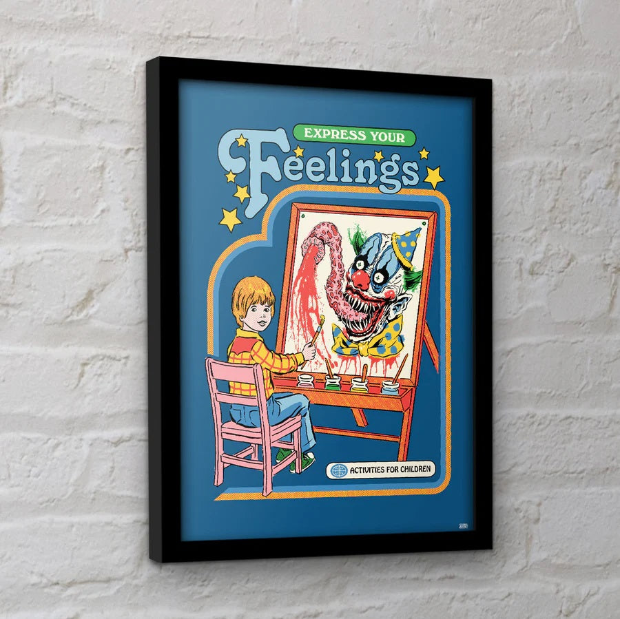 Steven Rhodes - Express your Feelings - Kehystetty taidejuliste