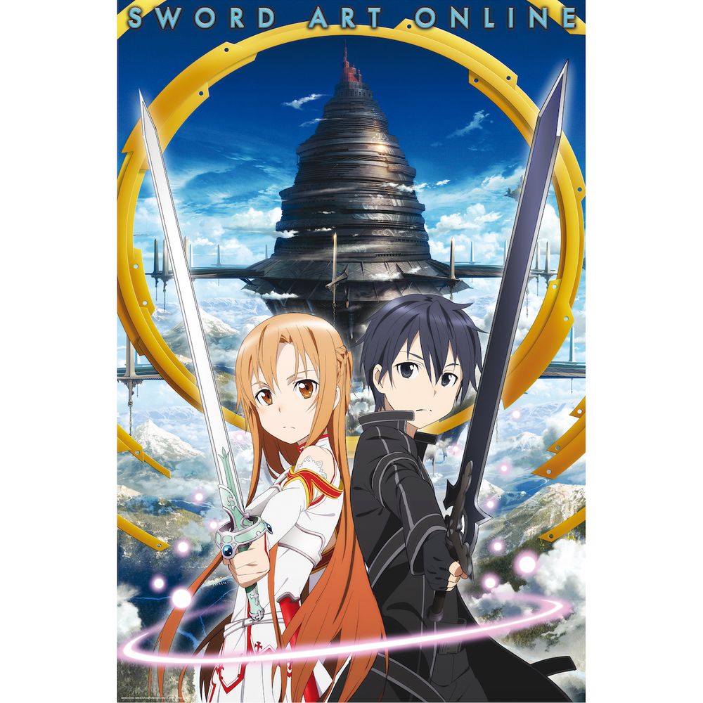 Sword Art Online - Asuna & Kirito - Juliste