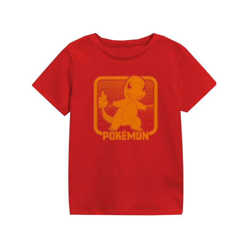 Pokémon - Charmander Retro Arcade - Lasten T-paita