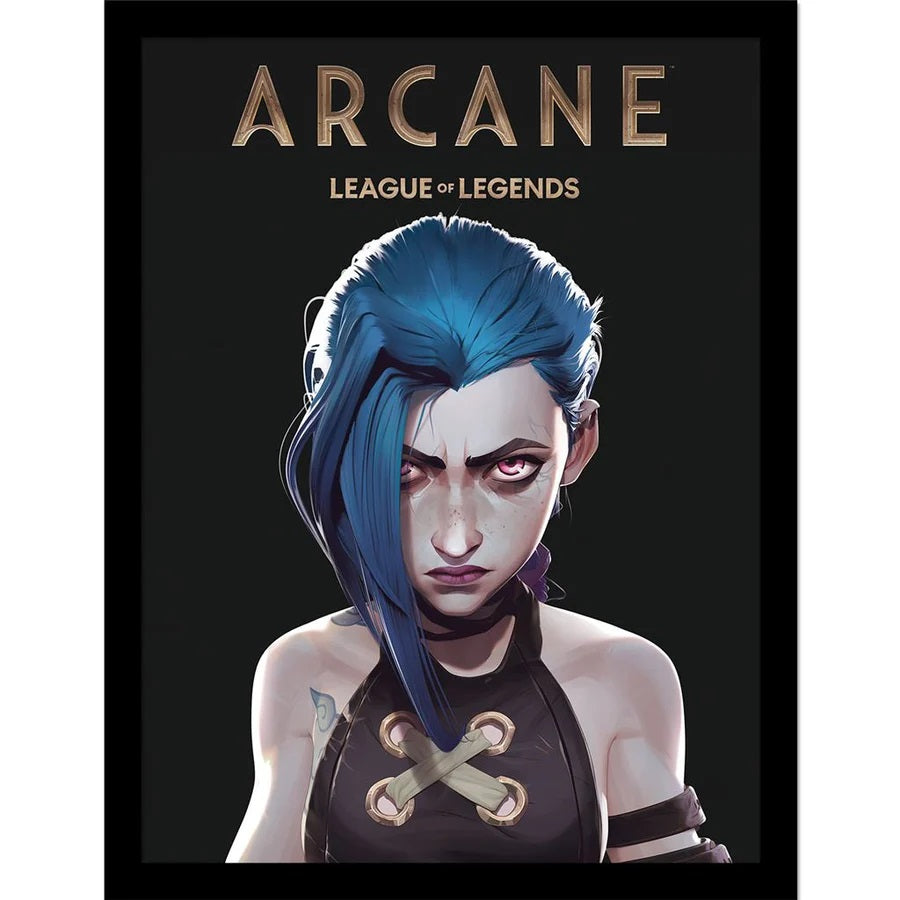 League of Legends - Arcane Jinx Picture - Kehystetty taidejuliste