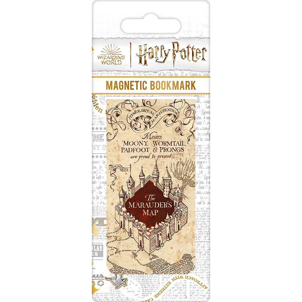 Harry Potter - The Marauder's Map - Magneettinen kirjanmerkki