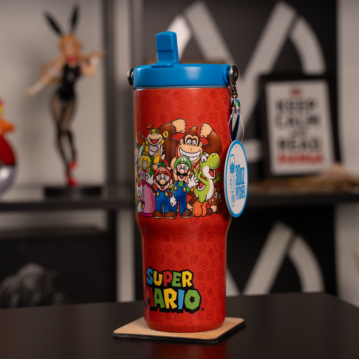 Super Mario - Group Shot - Iso juomapullo (tumbler)