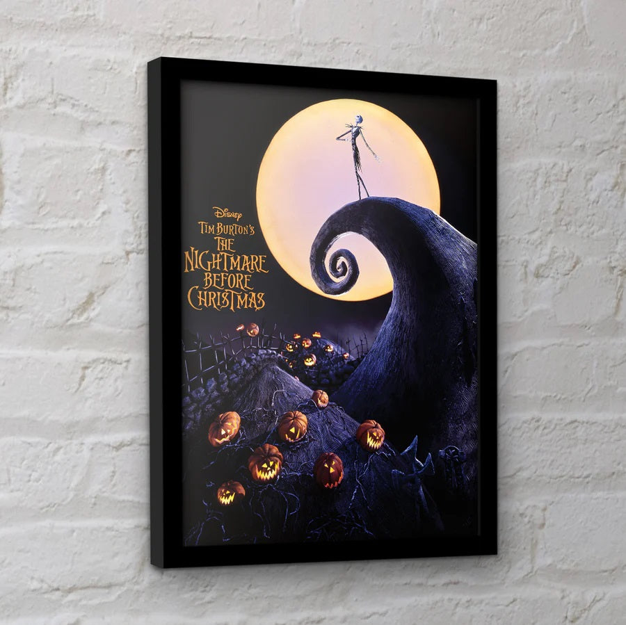 Painajainen ennen joulua - Poster Art - Kehystetty taidejuliste