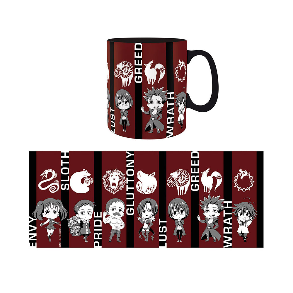 Seven Deadly Sins - Chibi sins - Iso muki (XXL-koko)