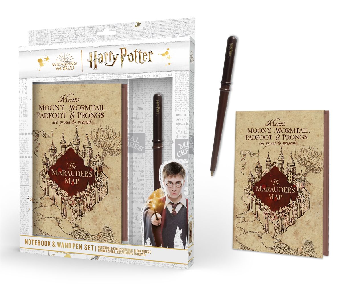 Harry Potter - Marauder's Map - Notebook with ballpoint pen