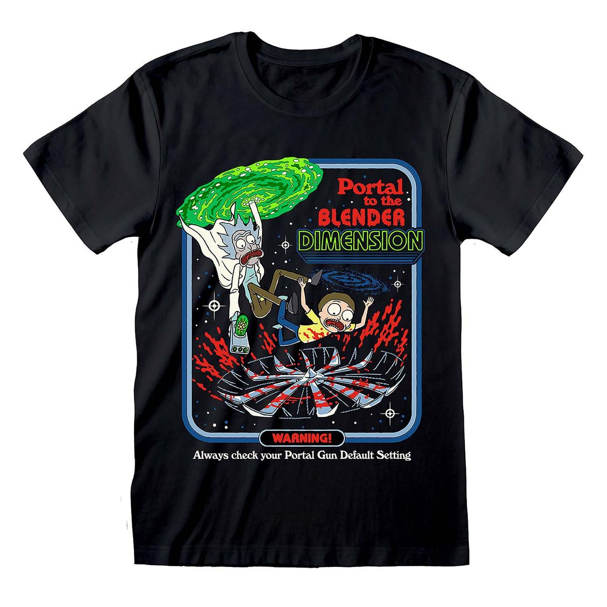 Steven Rhodes - Rick and Morty Portal Collab - T-Shirt