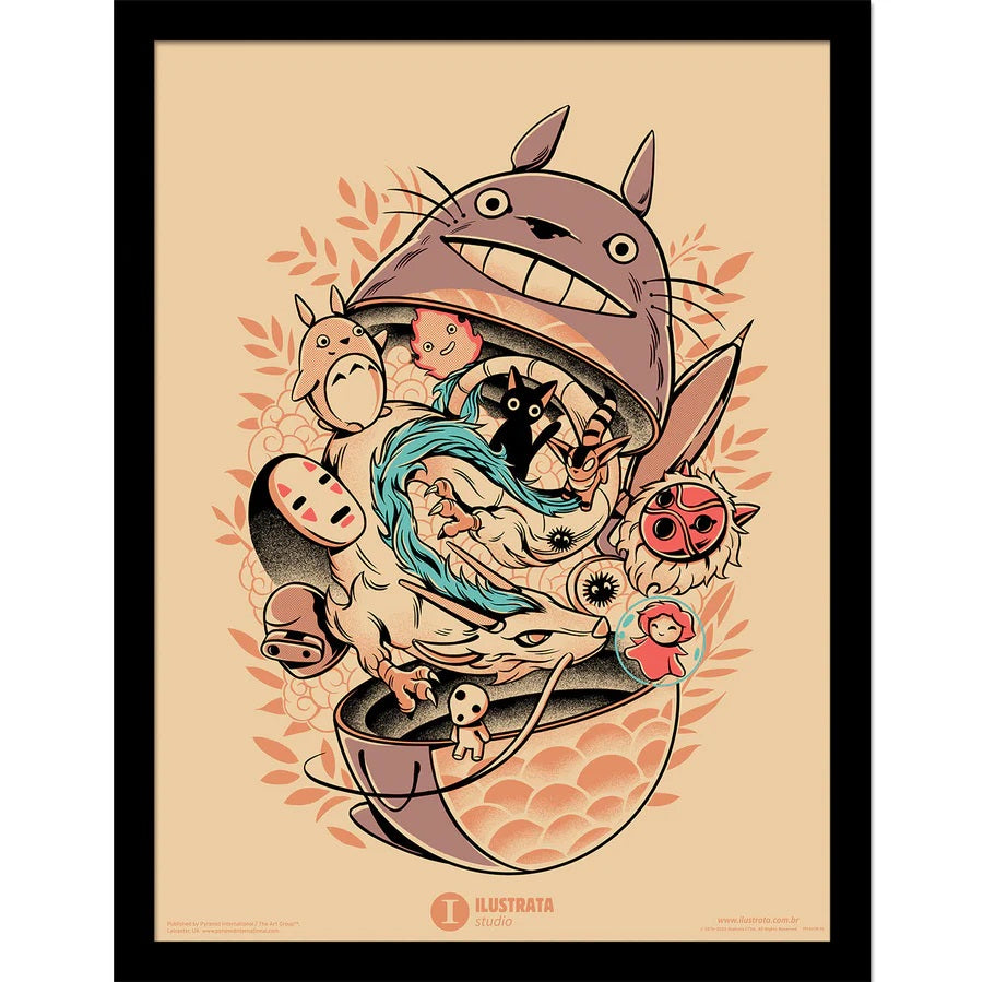 Ilustrata - My Neighbor Matryoshka - Kehystetty taidejuliste