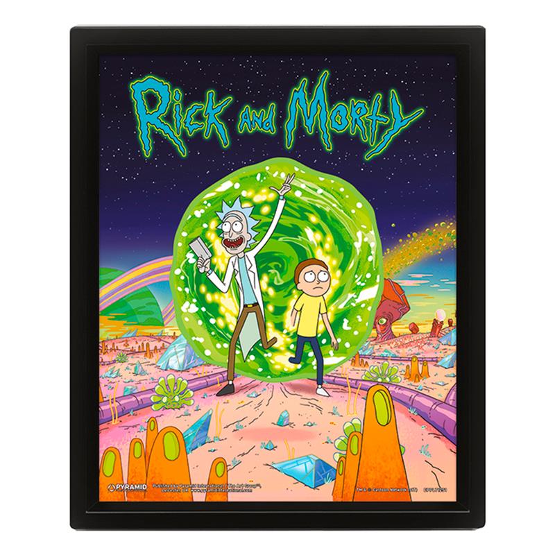 Rick and Morty - Portal - 3D-kuva