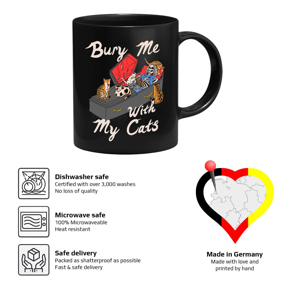 Hillary White Rabbit - Bury Me With My Cats - Muki