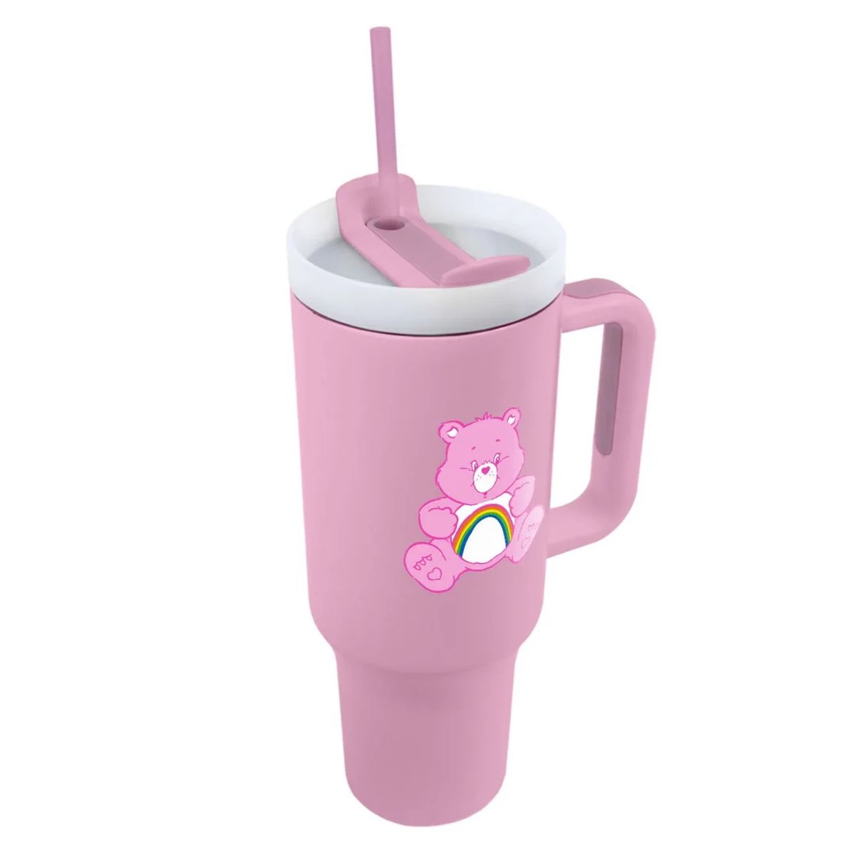 Care Bears - Cheer Bear - Isokokoinen termosmuki/matkamuki (n. 1200 ml)