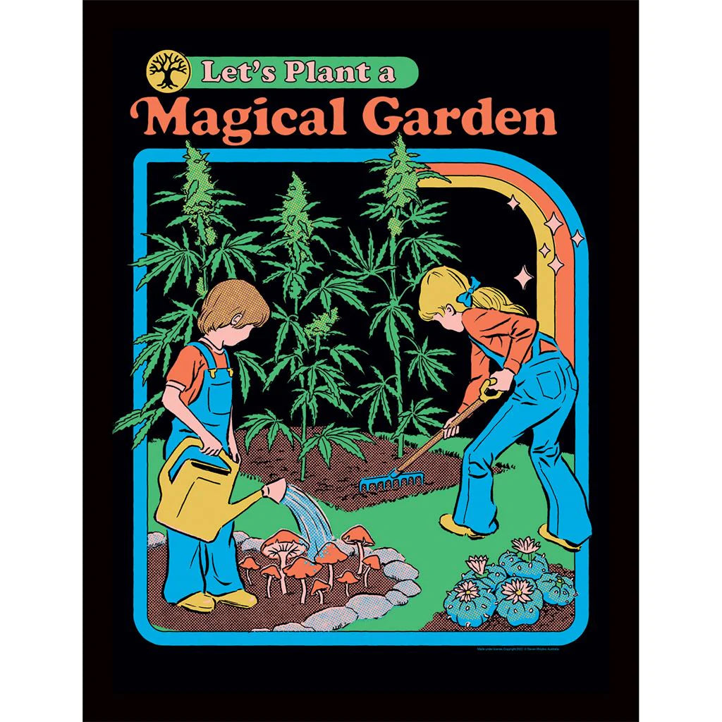 Steven Rhodes - Magical Garden - Kehystetty taidejuliste