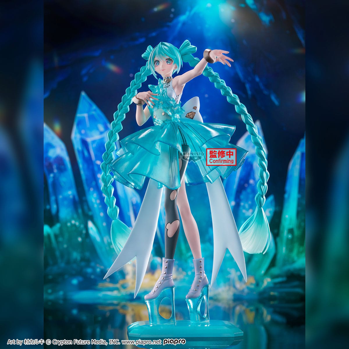 Hatsune Miku - Clearluxe Emerald Gem - Figuuri (keräilyhahmo)