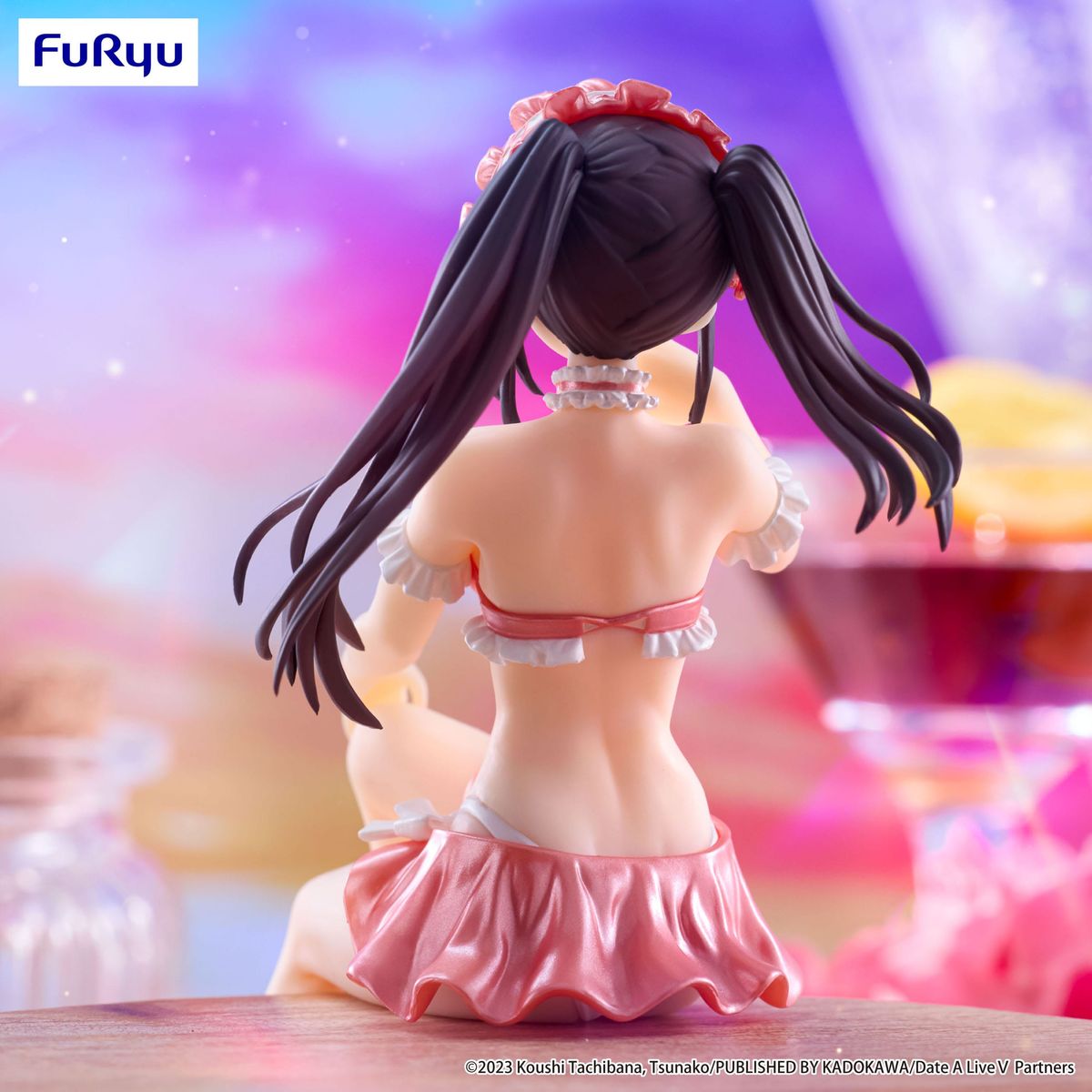 Date A Live IV - Kurumi Tokisaki Swimsuit Pastel Red - Noodle Stopper -figuuri (keräilyhahmo)