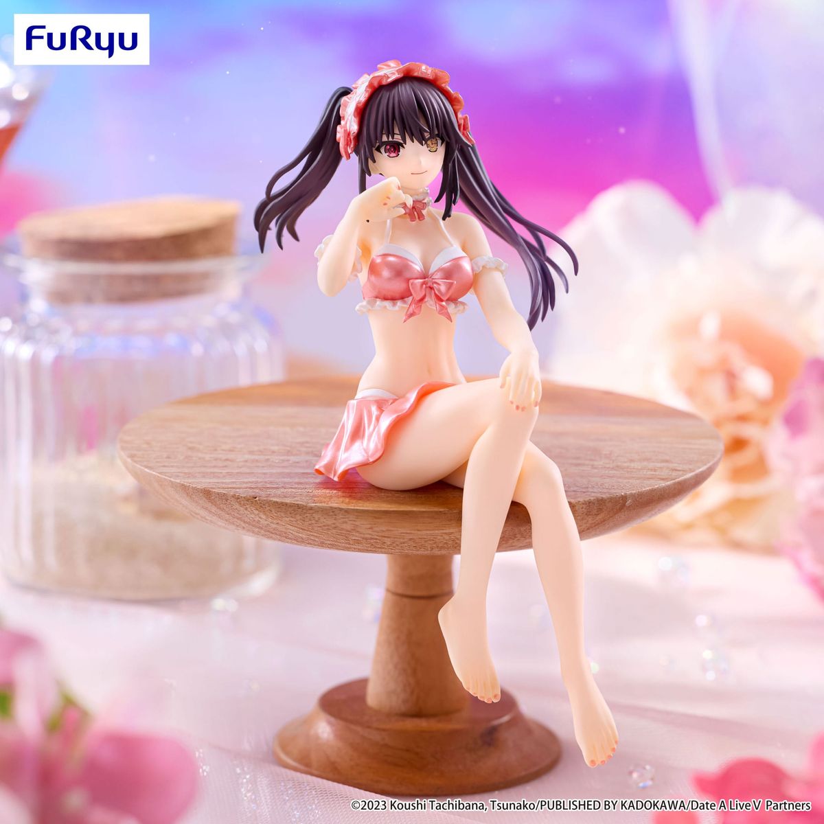 Date A Live IV - Kurumi Tokisaki Swimsuit Pastel Red - Noodle Stopper -figuuri (keräilyhahmo)